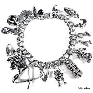 Hitchhikers Guide To The Galaxy Charm Bracelet Space Travel Universe Stars 42